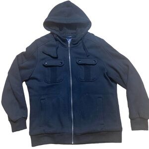 Men's American Rag Sherpa Jacket W/ Hoodie- XL- PreOwned-Excellent Condition